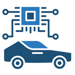 AI-Enabled Car icon