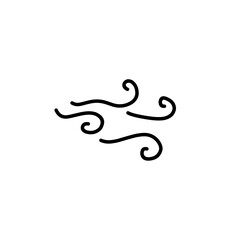 wind line icon