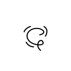 wind line icon