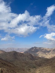 landscape with blue sky