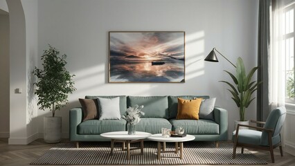 Fototapeta premium modern living room