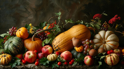 pumpkins and gourds