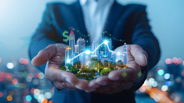 Real estate investor evaluating the impact of global market fluctuations on property value decline