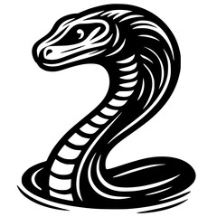 Cobra tattoo silhouette