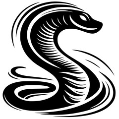 Cobra tattoo silhouette