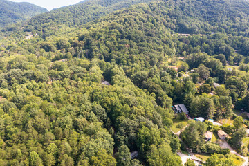 drone mountain views