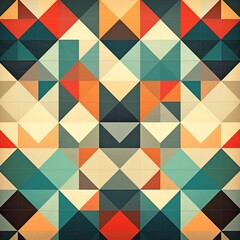 Obraz premium seamless geometric pattern