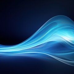 abstract blue wave background