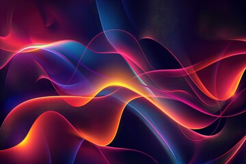 Abstract background with red and blue gradient shapes, fluid organic forms and soft lighting. Abstract vector illustration of purple background