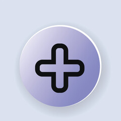 patient care medical healthcare icon Neomorphism style