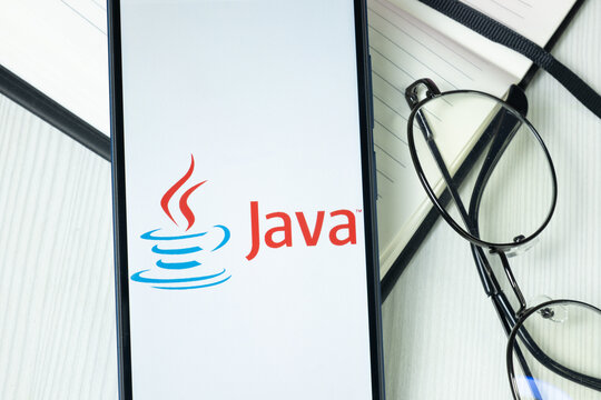 New York, USA - 30 June 2024: Java Logo or Icon on Phone Screen