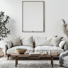 white sofa in a room