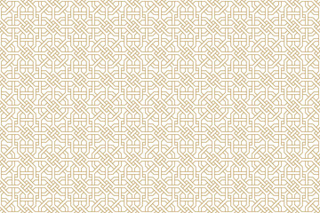 Seamless geometric pattern in authentic arabian style.