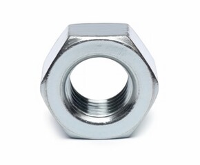 Close-up of a Shiny Metal Nut