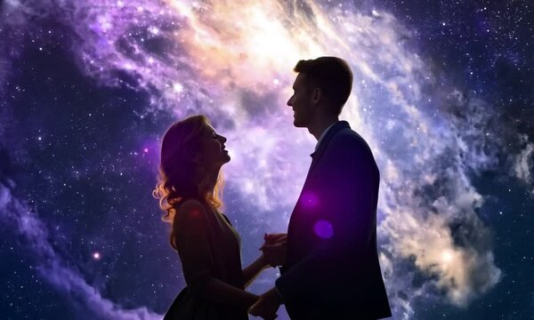 Dazzling Night Sky Scene