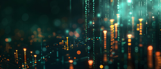 Fototapeta premium Modern stock market background featuring graphs and line charts.