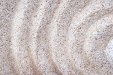 Terrazzo brown texture with hamper seamless patterns or polished stone abstract light wall background