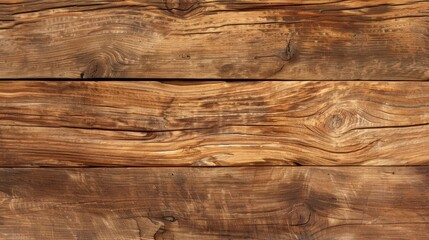 Naklejka premium Rustic Wood Planks Background with Natural Grain Patterns and Warm Brown Tones