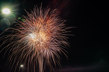 Fireworks Show in a Metropolitan Chicago Suburb