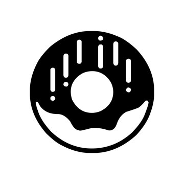 recommend clip art: Doughnut icon. Donut silhouette