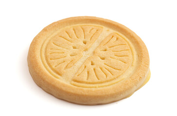 Sweet and Sour Lemon Shaped Shortbread Cookie Biscuits