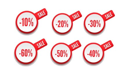 video icon sale discount open and close tag free shipping - Powered by Adobe