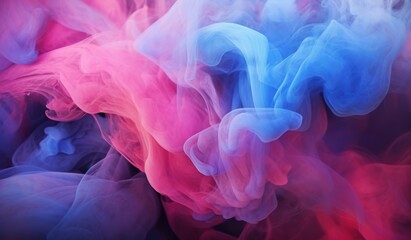 Vibrant smoke swirls in vivid colors