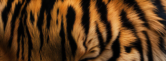 Close up of tiger fur background.