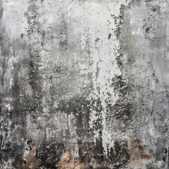 Fototapeta premium Abstract Distressed Concrete Wall Texture Background, Highlighting Natural Elements, Artistic Aesthetics, and a Sense of Solitude for Decorative High-Resolution Wallpaper