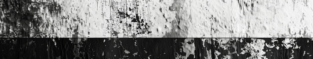 Naklejka premium Abstract Distressed Black and White Texture Background, Emphasizing Natural Elements, Artistic Aesthetics, and a Sense of Solitude for Decorative High-Resolution Wallpaper