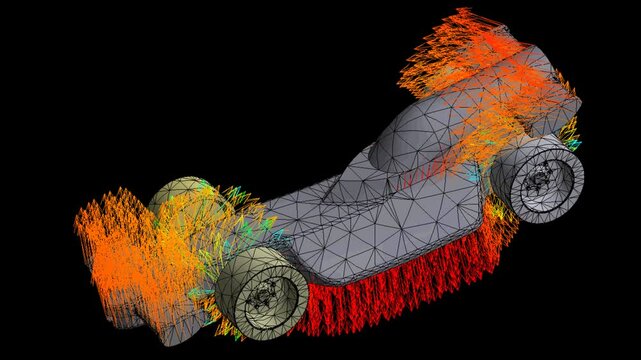 Mechanic simulation engineering - Stress and breakpoint analysis of mechanical maze under force and moment conditions