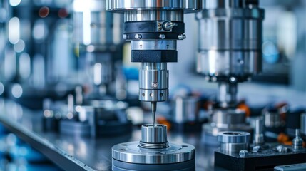 Calibration of delicate scientific instruments, ensuring precise measurement of units, in a cutting-edge laboratory environment