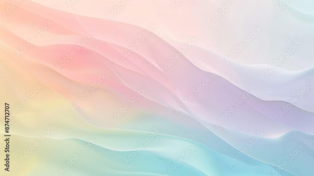 Poster a minimalist background with soft pastel gradients, creating a subtle and elegant backdrop suitable 