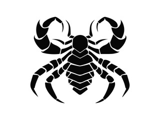 scorpion silhouette vector illustration