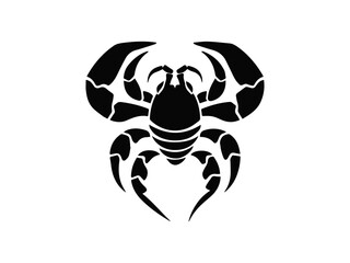 scorpion silhouette vector illustration