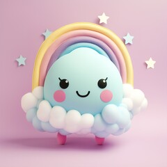 easter bunny with egg