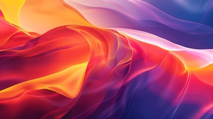 Obraz premium Mesmerizing Abstract Gradient Scene Radiating Striking Visual Harmony in Digital Art