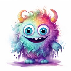 cartoon monster
