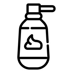 shavingfoam Line Icon
