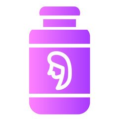 Obraz premium hairconditianer Gradient icon