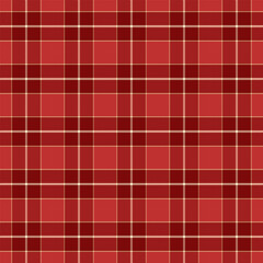 Checkered tartan plaid with twill weave repeat pattern in red. Christmas gingham seamless pattern.Geometric graphic vector illustration background design for fabric and print.