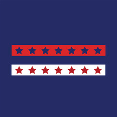 USA independence day vector element