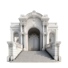 Obraz premium Arch of triumph isolate on transparent png. 