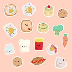 cute doodle elements vector design hand draw