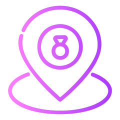 location Gradient icon