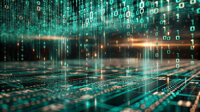 abstract binary code