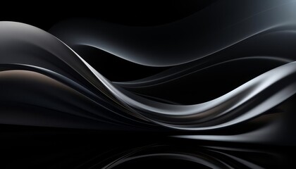 A dramatic abstract background illustration with sharp zigzags of lightninglike yellow against a dark sky