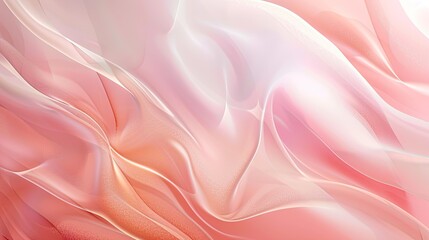 Obraz premium modern abstract background of frosted glass flowing with a modern translucent peach color background 