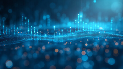 subtle, minimalist background featuring faint outlines of upward and downward financial graphs. The color scheme should be a soft gradient of blue and gray, evoking a sense of calm and professionalism