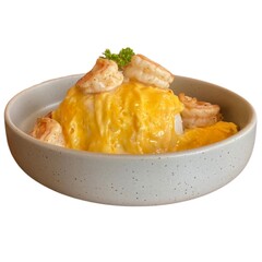 Rice Shrimp Omelet